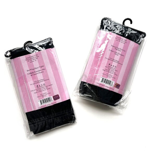 NWT Leg Avenue tights - bundle of two pair, black, OS - Picture 2 of 6